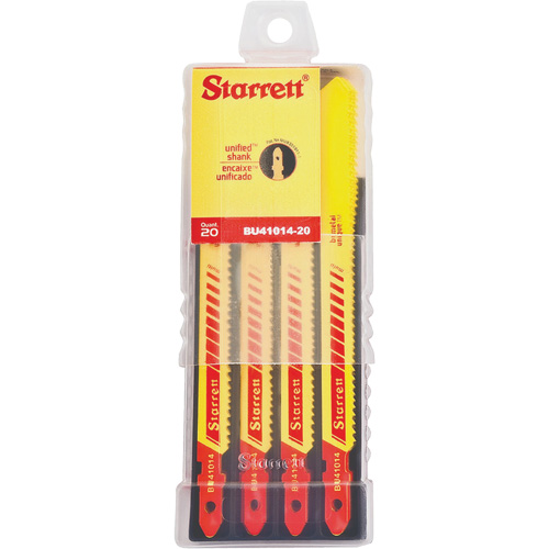 Lames pour scie sauteuse Unified Shank, Bim&eacute;tal, 4" lo, 10-14 dents par pouce Nia-Chem Ltd.