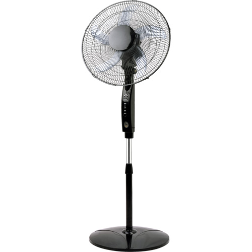 Oscillating Pedestal Fan with Remote Control, Commercial, 3 Speed, 16" Diameter Nia-Chem Ltd.