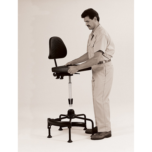Industrial Stool, Stationary, Adjustable Height, 250 lbs. Capacity Nia-Chem Ltd.