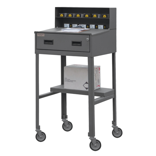 Pupitre d'atelier, 23" la x 20" p x 47-3/4" h, Gris Nia-Chem Ltd.