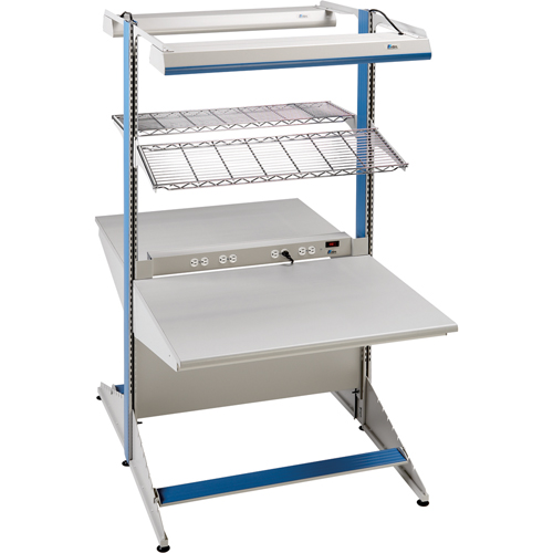 Arlink Preconfigured Workstation, 60" W x 56" D x 84" H, Double Sided Corner Add-On Nia-Chem Ltd.