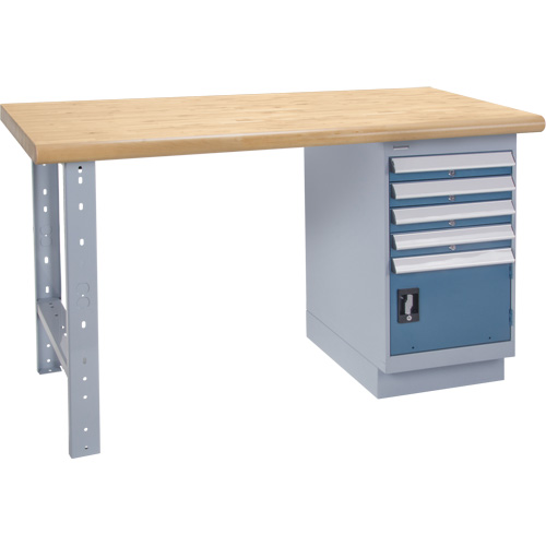 Heavy-Duty Workbench, Door w/ Drawer Combination, 1500 lbs. Cap., 72" W x 36" D, 34" H Nia-Chem Ltd.