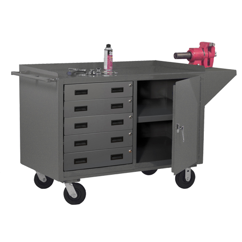 Armoire d'&eacute;tabli mobile, Acier Surface Nia-Chem Ltd.