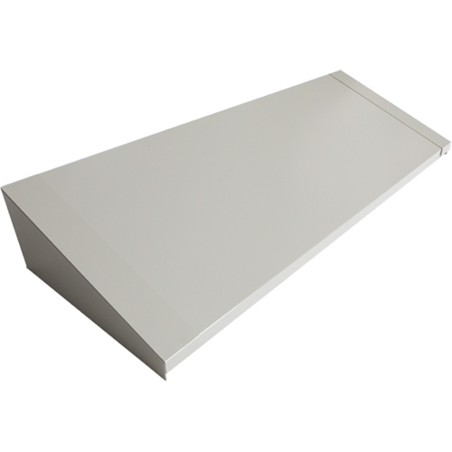 All-Welded Concorde - Heavy-Duty Lockers Sloping Top, 4 Bank, 18" D x 48" W x 6" H, Grey, Steel Nia-Chem Ltd.