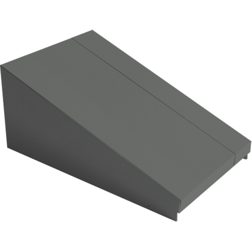 Dessus inclin&eacute; pour casiers robustes enti&egrave;rement soud&eacute; Concorde, Bloc de 1, 18" p x 12" la x 6" ha, Acier Nia-Chem Ltd.