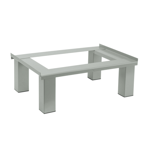 Free Standing Base, 1 Banks, 6" H x 12" W x 18" D, Grey, Steel Nia-Chem Ltd.
