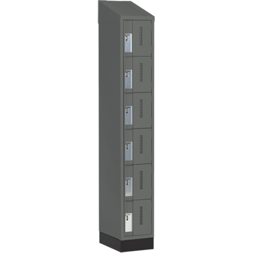 Casiers robustes Concorde, 6 niveaux, 12" x 18" x 82", Acier, Charbon, Soud&eacute; (assembl&eacute;) Nia-Chem Ltd.