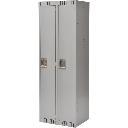 Casiers, Bloc de 2, 24" x 18" x 72", Acier, Gris, D&eacute;mont&eacute; Nia-Chem Ltd.