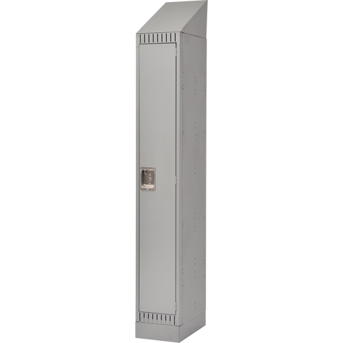 Assembled Lockers, 12" x 18" x 72", Steel, Grey, Rivet (Assembled) Nia-Chem Ltd.