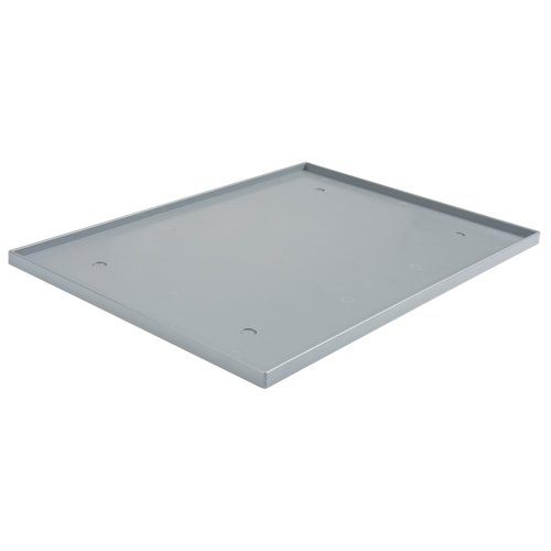 Fond de casier, Convient aux casiers 12" x 18", Gris fonc&eacute;, Plastique Nia-Chem Ltd.