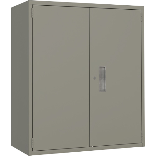 Lo-Boy Storage Cabinet, Steel, 2 Shelves, 40" H x 36" W x 18" D, Grey Nia-Chem Ltd.