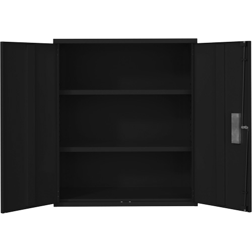 Lo-Boy Storage Cabinet, Steel, 2 Shelves, 42" H x 36" W x 18" D, Black Nia-Chem Ltd.