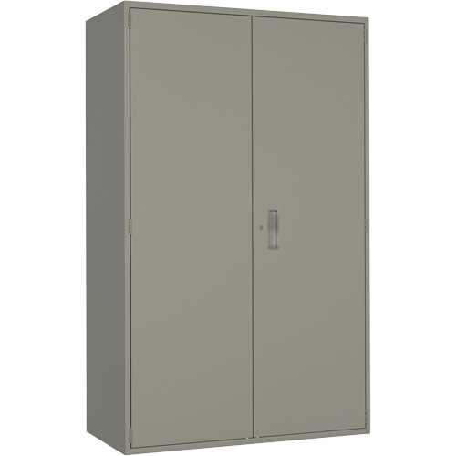 Extra Wide Hi-Boy Storage Cabinet, Steel, 4 Shelves, 72" H x 48" W x 24" D, Grey Nia-Chem Ltd.