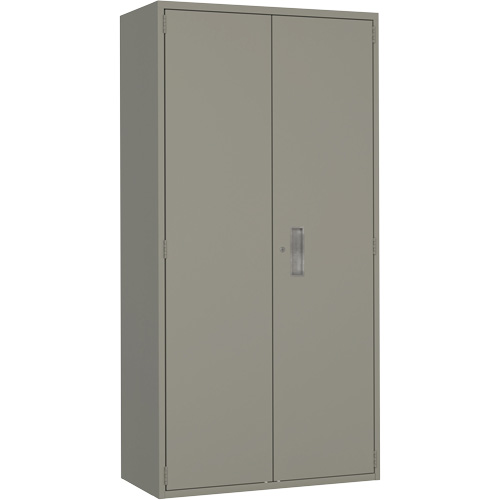 Hi-Boy Storage Cabinet, Steel, 4 Shelves, 72" H x 36" W x 18" D, Grey Nia-Chem Ltd.