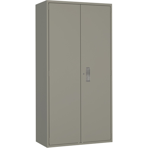 Combination Storage Cabinet, Steel, 6 Shelves, 72" H x 36" W x 18" D, Grey Nia-Chem Ltd.