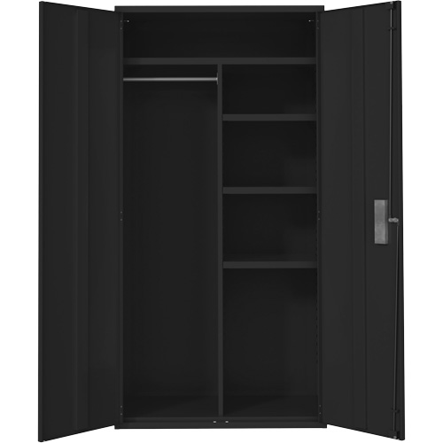 Armoire de rangements combin&eacute;s, Acier, 6 Tablettes, 72" h x 36" la x 18" P, Noir Nia-Chem Ltd.