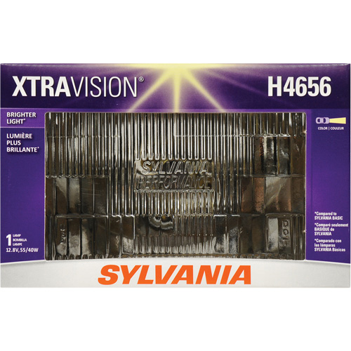 H4656 XtraVision&reg; Sealed Beam Headlight, Halogen, 35 W/55 W, Off White Nia-Chem Ltd.