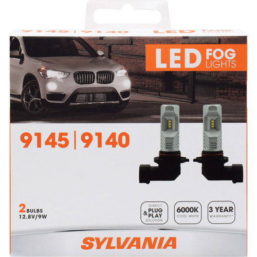 9145 Fog Light Bulb, LED, 65 W, White Nia-Chem Ltd.