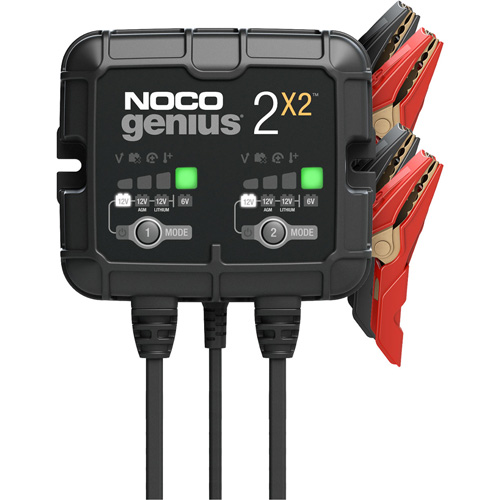Chargeur de batterie 2 sorties de 4 A Genius 2X2 Nia-Chem Ltd.