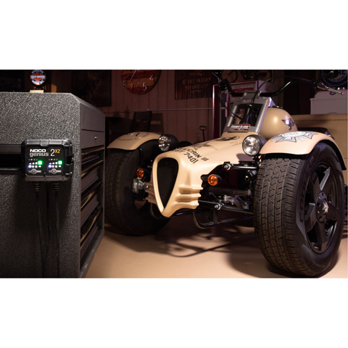 Chargeur de batterie 2 sorties de 4 A Genius 2X2 Nia-Chem Ltd.