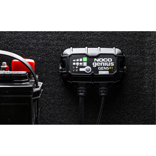 Chargeur de batterie embarqu&eacute; &agrave; 1 sortie de 5 amp&egrave;res Gen5X1 Genius Nia-Chem Ltd.