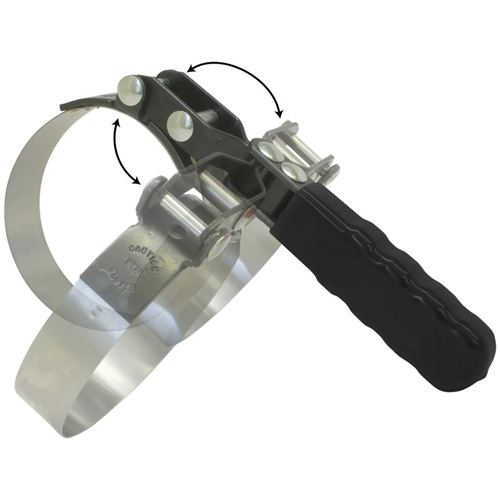Petite cl&eacute; &agrave; filtre &agrave; huile &agrave; prise pivotante, 2-7/8" - 3-1/4" Capacit&eacute; du filtre Nia-Chem Ltd.