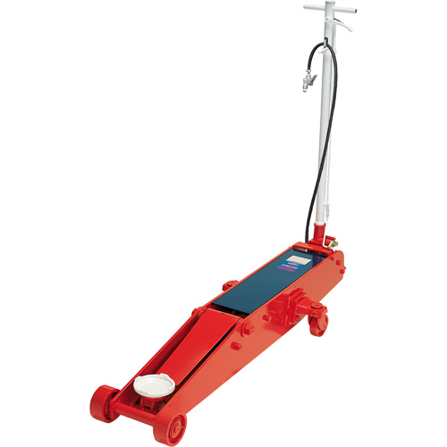 Cric de plancher, 10 tonne(s) Capacit&eacute;, 6-1/8" Abaiss&eacute;e, 27-1/4" &eacute;lev&eacute;e, Air comprim&eacute;/hydraulique Nia-Chem Ltd.