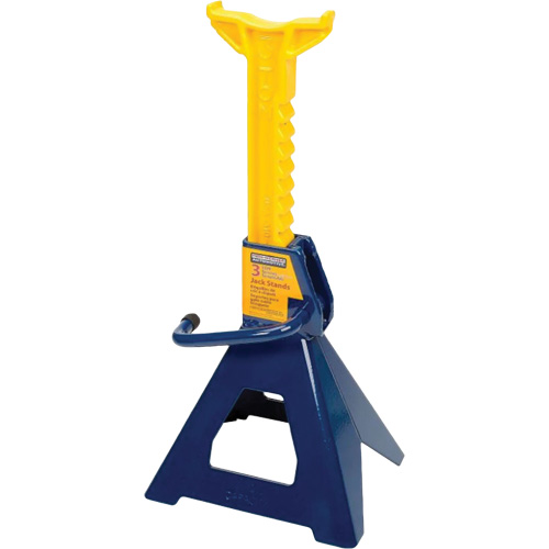 Jack Stand, Locking Handle/Ratchet, 3 tons Capacity, 19" H Nia-Chem Ltd.