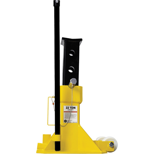 EZ-Wheel Jack Stand, Locking Pin, 22 Tons Capacity, 13-1/2" - 20" H Nia-Chem Ltd.