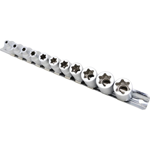 Jeu de douilles Flat-Cut E-"Star", 11 Morceaux, Prise de 3/8" Nia-Chem Ltd.