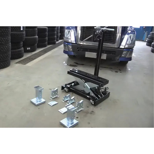 Floor Service Jack, 14 Ton(s) Capacity, 8-1/4" Lowered, 20" Raised, Air Hydraulic Nia-Chem Ltd.