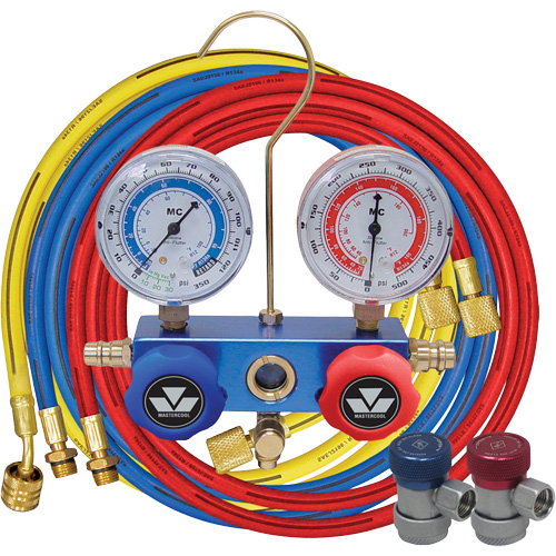 Ensemble de jauge &agrave; collecteur en aluminium 2 voies R134A Nia-Chem Ltd.