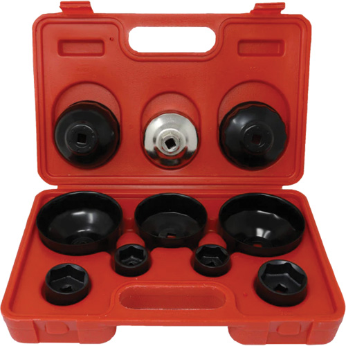 Coffret cl&eacute;s de filtre &agrave; huile 10 morceaux Nia-Chem Ltd.
