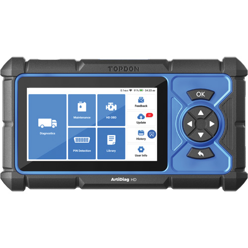 Outil de diagnostic robuste 5" ArtiDiag HD avec fonctions d'entretien Nia-Chem Ltd.