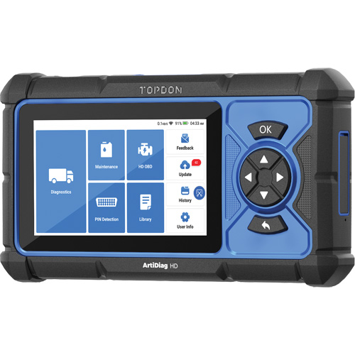 Outil de diagnostic robuste 5" ArtiDiag HD avec fonctions d'entretien Nia-Chem Ltd.
