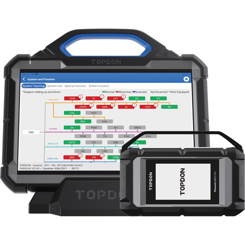 Outil de diagnostic de niveau OE Phoenix Max Basic de 13,3", station daccueil et programmation infonuagique Nia-Chem Ltd.