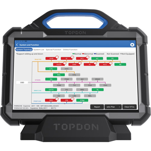 Outil de diagnostic de niveau OE Phoenix Max Basic de 13,3", station daccueil et programmation infonuagique Nia-Chem Ltd.