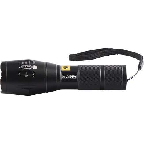 Lampe UV rechargeable pour la d&eacute;tection des fuites UView Phazer BLACK 395 Nia-Chem Ltd.