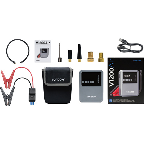 V1200Air 2-in-1 1200 Peak Amp Jump Starter & Tire Inflator Nia-Chem Ltd.
