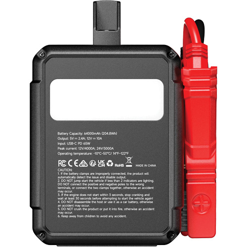 V4000 HD 12V/24V 4000A Jump Starter Nia-Chem Ltd.