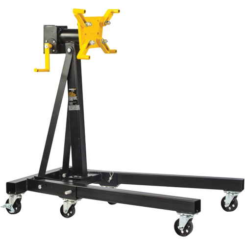 1250 lbs. Rotating Head & Folding Engine Stand, 42-3/4" H Nia-Chem Ltd.