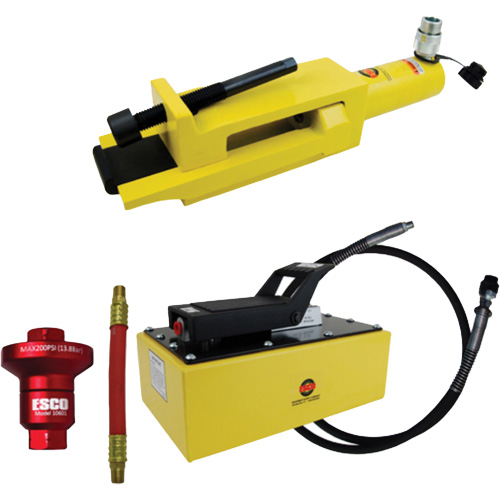 Giant Tire/Earthmover Bead Breaker Kit with 5 Quart Hydraulic Pump Nia-Chem Ltd.