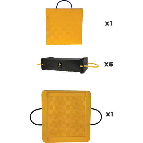 Ensemble de syst&egrave;me de sout&egrave;nement en composite CribLok 8 mcx Nia-Chem Ltd.