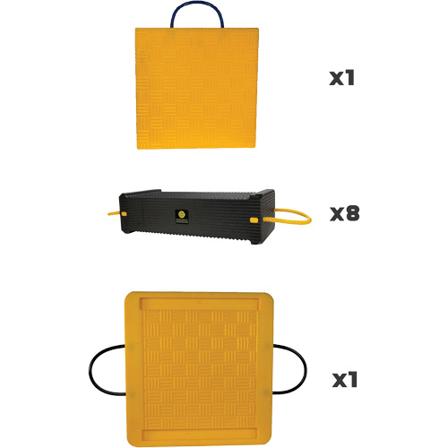 Ensemble de syst&egrave;me de sout&egrave;nement en composite CribLok 10 mcx Nia-Chem Ltd.