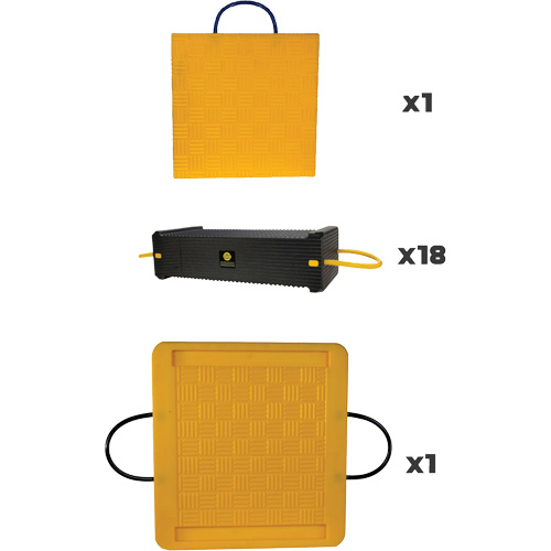 Ensemble de syst&egrave;me de sout&egrave;nement en composite CribLok 20 mcx Nia-Chem Ltd.