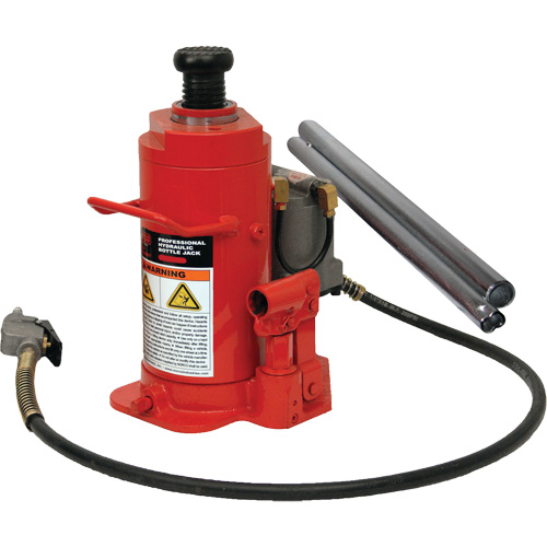 Standard Height Bottle Jack, 12 Ton(s), Air Hydraulic, 19-3/4" Raised Height Nia-Chem Ltd.