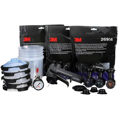 Performance Fine Finish Spray Gun System with PPS Cups, 13 CFM, 29 PSI Nia-Chem Ltd.