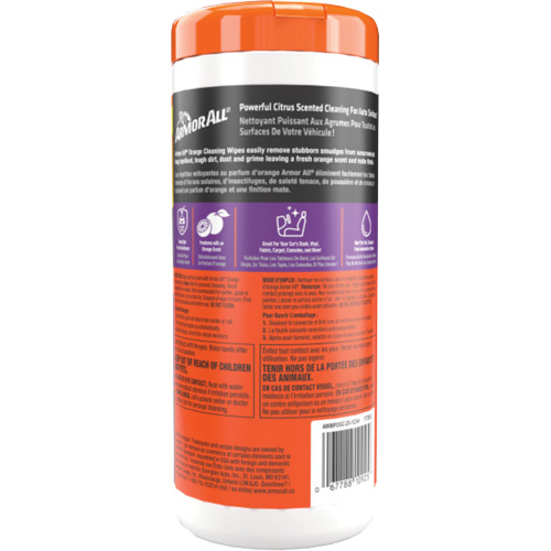 Lingettes nettoyantes et d&eacute;sodorisantes Nia-Chem Ltd.
