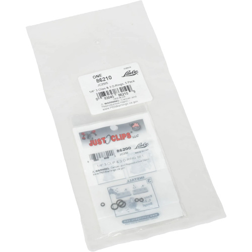 1/4" Clips & O-Rings Set - Bulk Nia-Chem Ltd.