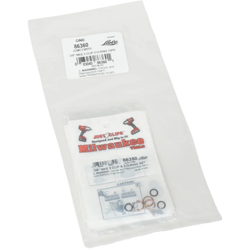 Jeu de clips et joints toriques de 3/8 po pour Milwaukee - en vrac Nia-Chem Ltd.